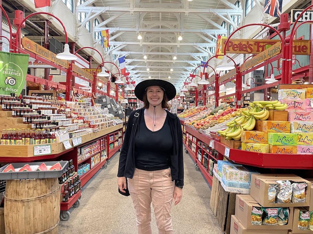 Saint John City Market in Saint John, New Brunswick, Canada.