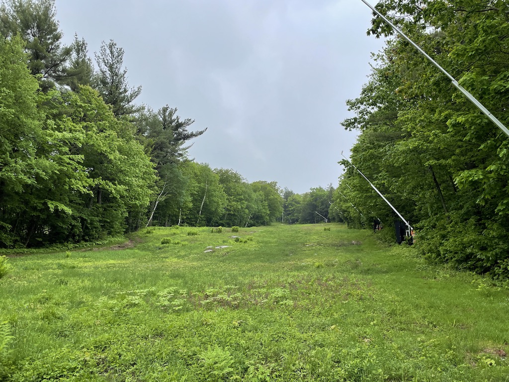 Hiking Wachusett Mountain in Massachusetts.