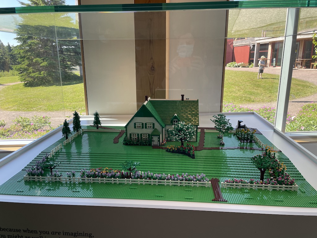 Book exhibit at Anne of Green Gables Heritage Place in Cavendish, Prince Edward Island in Canada.