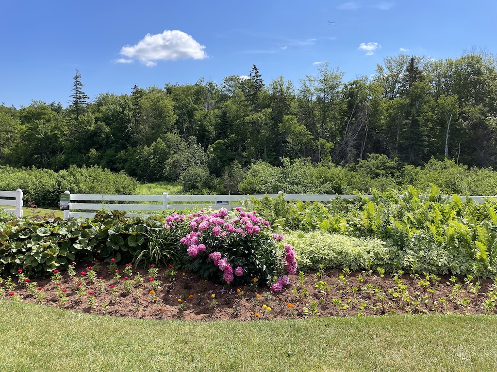 Book exhibit at Anne of Green Gables Heritage Place in Cavendish, Prince Edward Island in Canada.