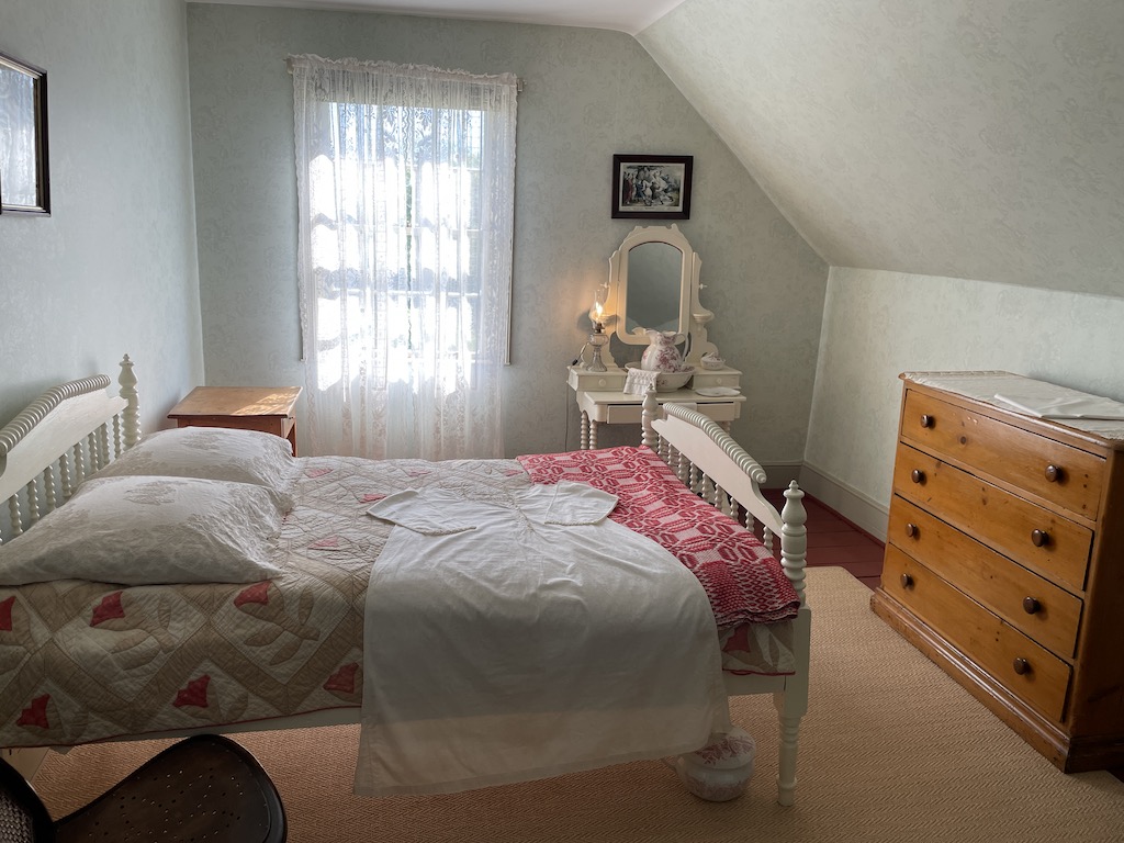 Inside Anne's house at Anne of Green Gables Heritage Place in Cavendish, Prince Edward Island in Canada.