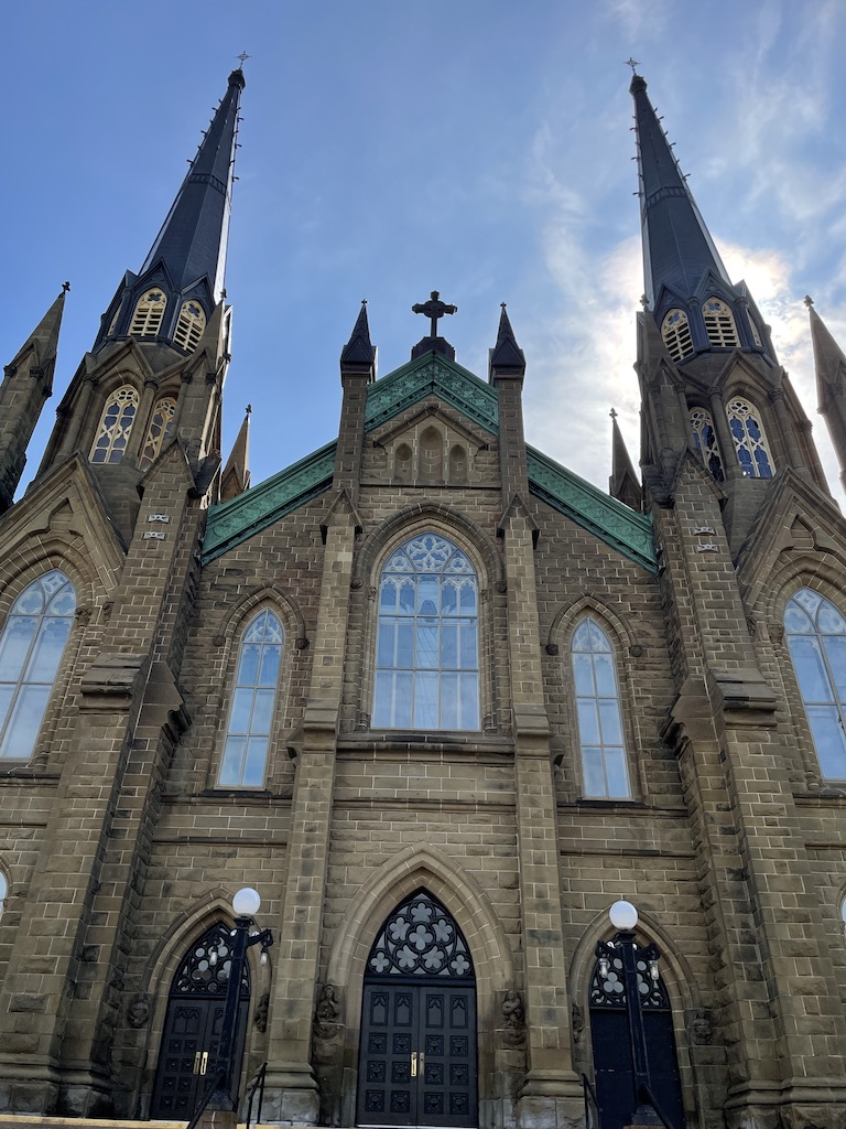 St. Dunstan's Basilica in Charlottetown on Prince Edward Island, Canada.