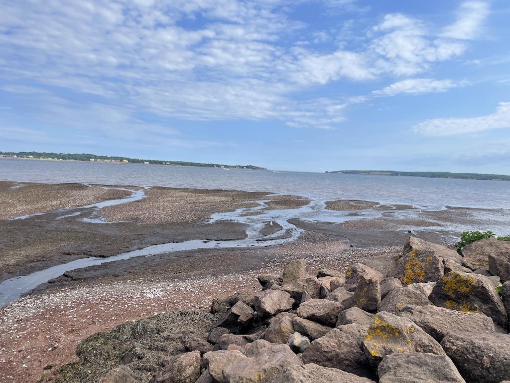 Beach by Victoria Park in Charlottetown on Prince Edward Island, Canada.