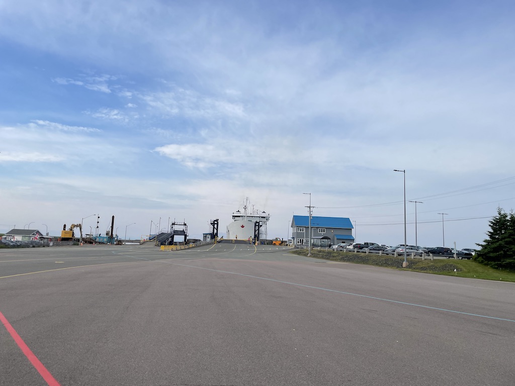 Wood Islands Ferry Terminal on Prince Edward Island, Canada.