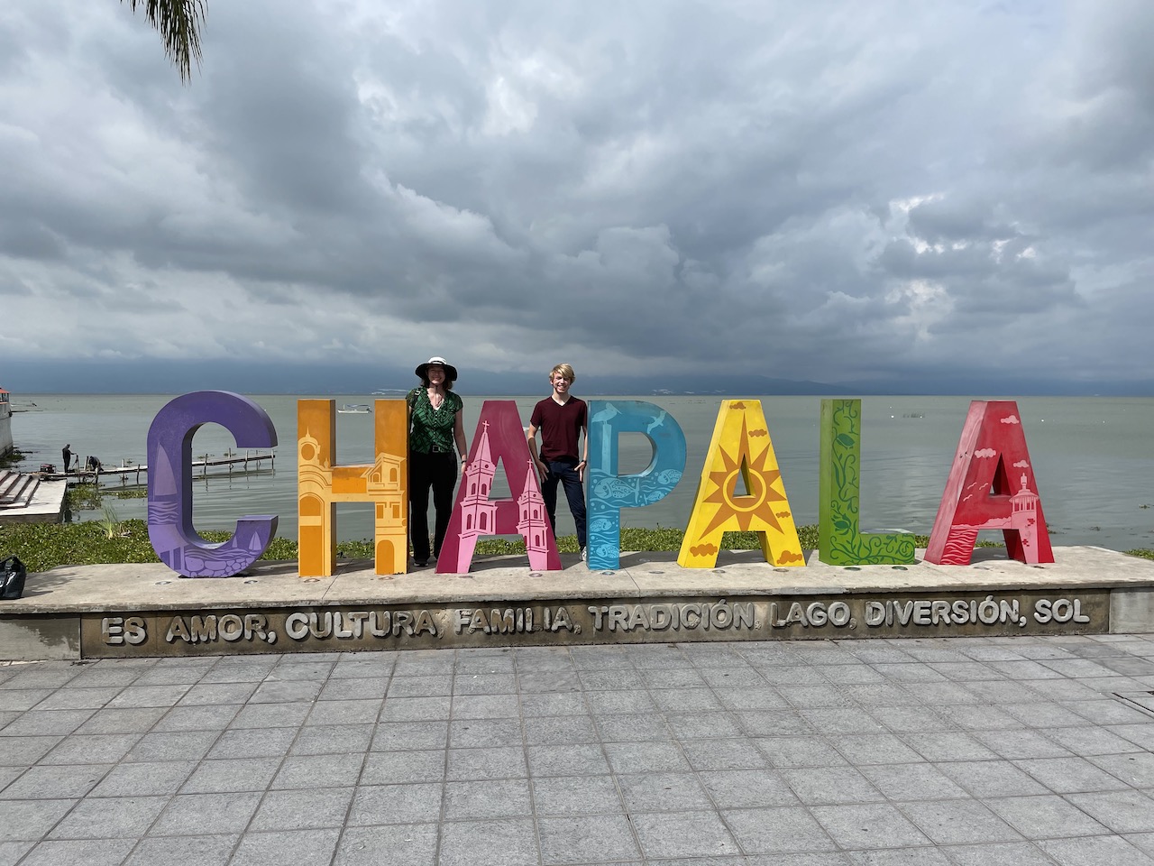 Lake Chapala sign in Mexico