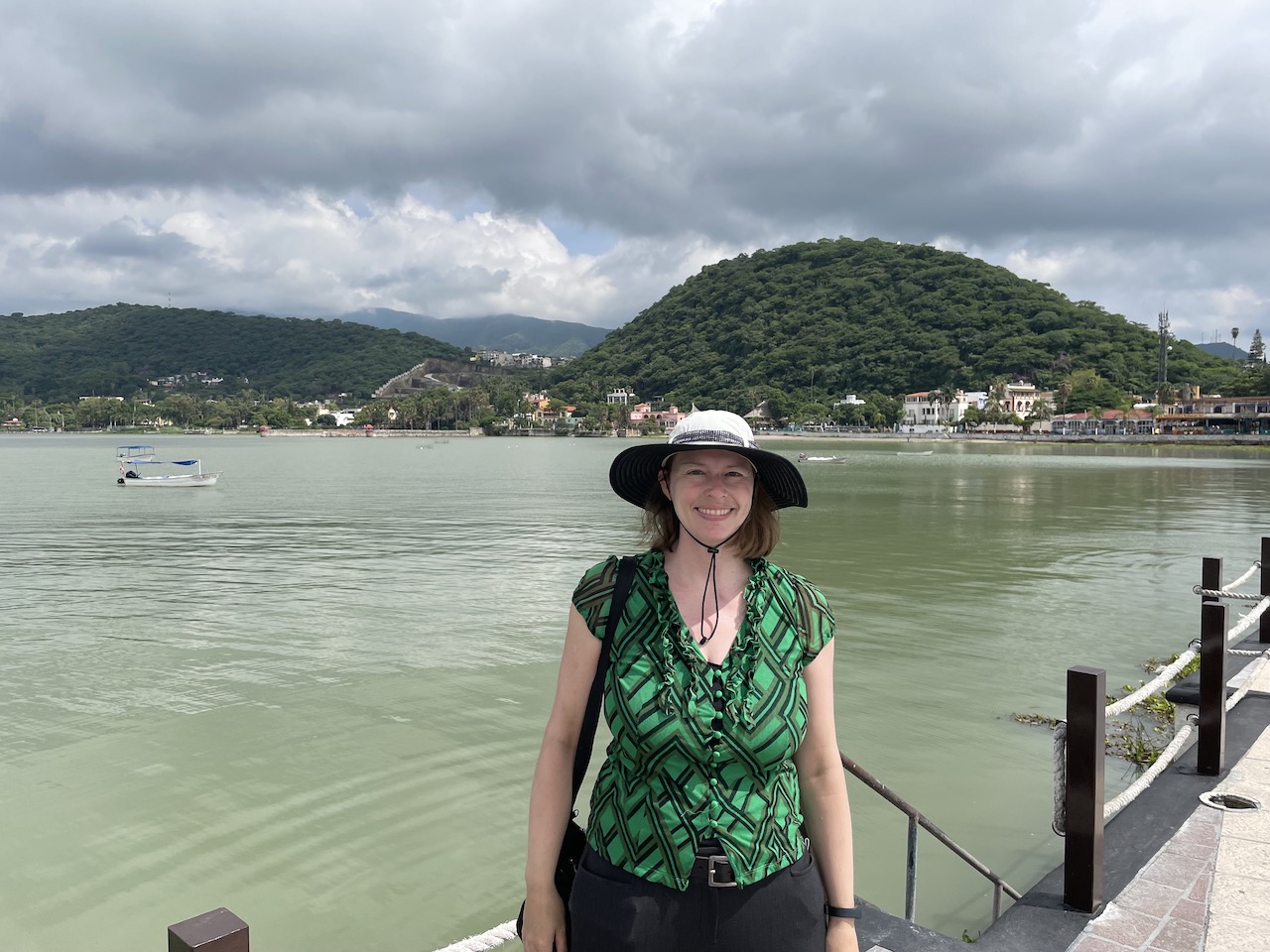 View of lake in Chapala, Mexico.