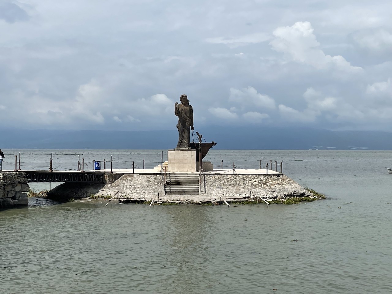 Statue of Jesus in Chapala, Mexico.