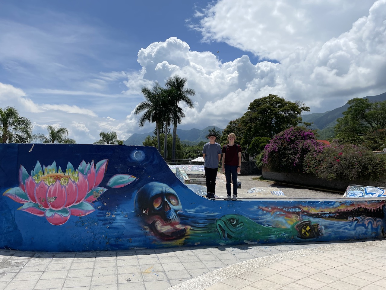 Toxic Lake Artwork in Ajijic, Mexico.