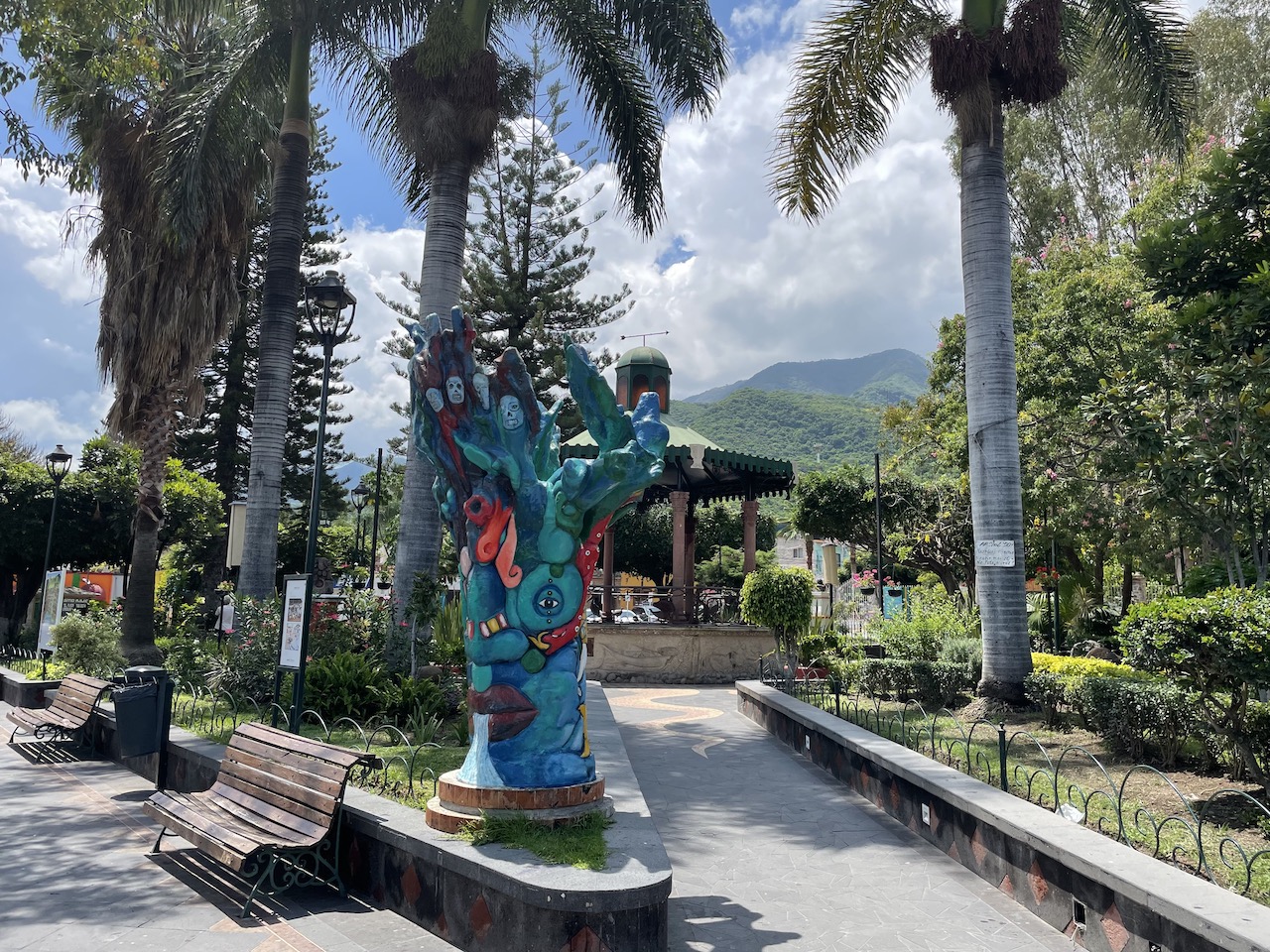 Sculpture in Ajijic, Mexico.