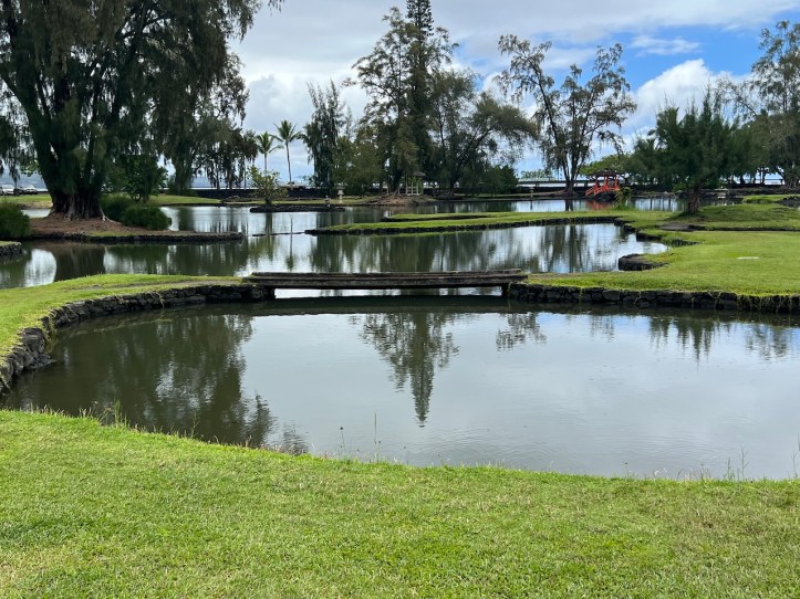 Liliʻuokalani Gardens in Hilo on the Big Island of Hawaii.