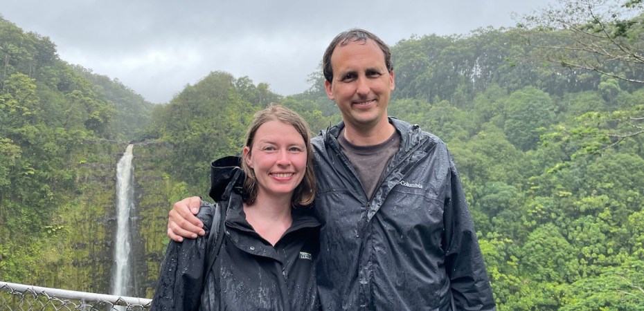 View of Akaka Falls on the Big Island of Hawaii.