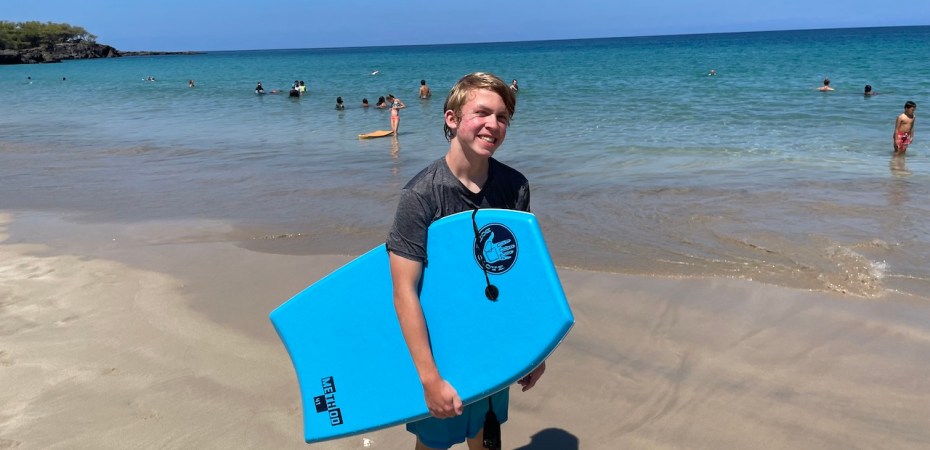 Beach on the Big Island of Hawaii.