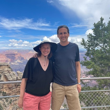 View from the Rim Trail of Grand Canyon National Park in Arizona