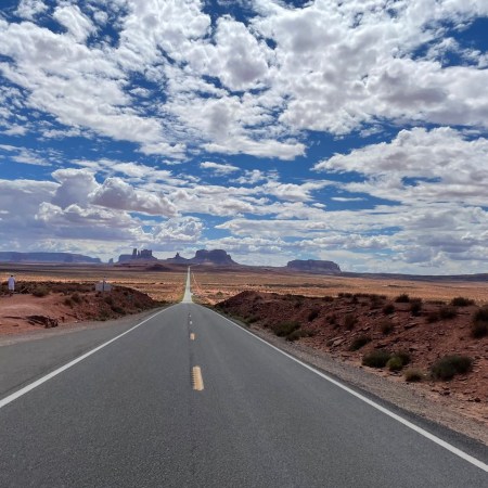 Forest Gump view of Monument Valley in Arizona