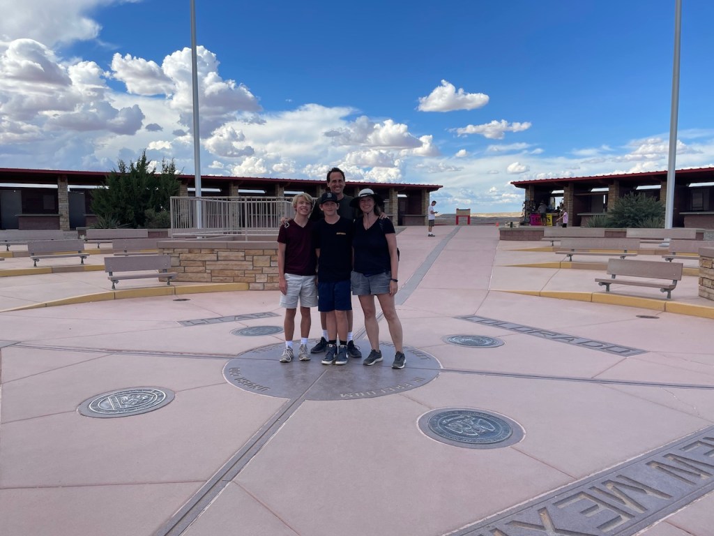 Family Photo at the Four Corners Monument