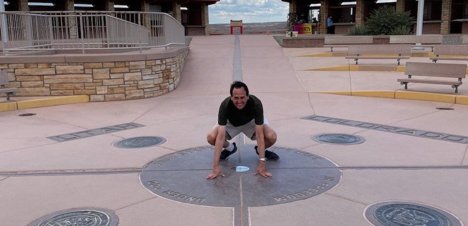 Family Photo at the Four Corners Monument