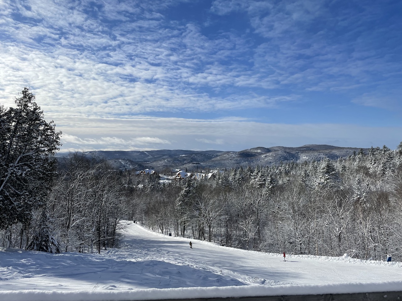 Skiing at Mont Tremblant, Canada.