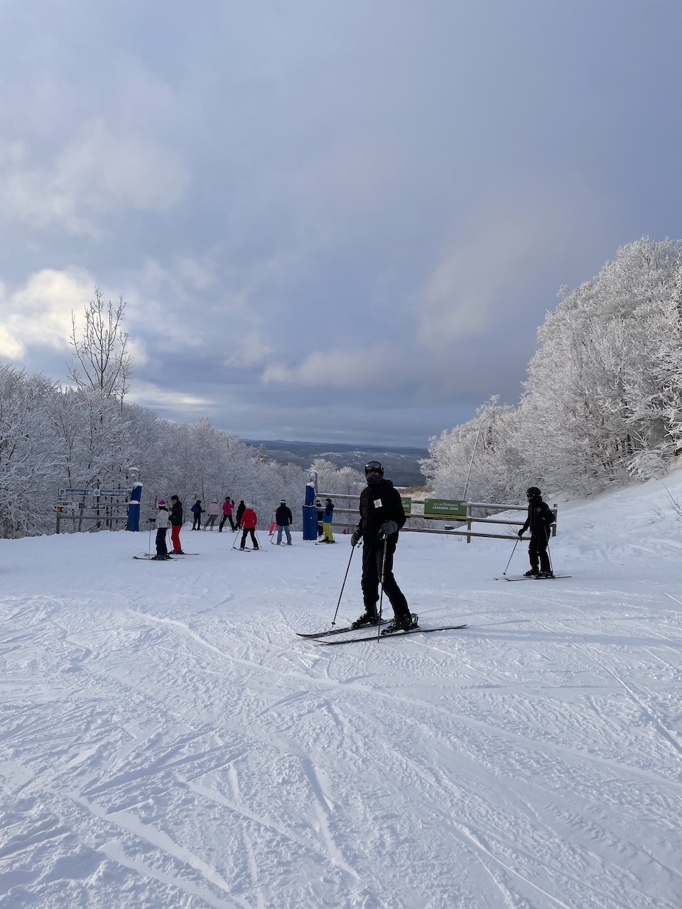 Skiing at Mont Tremblant, Canada.