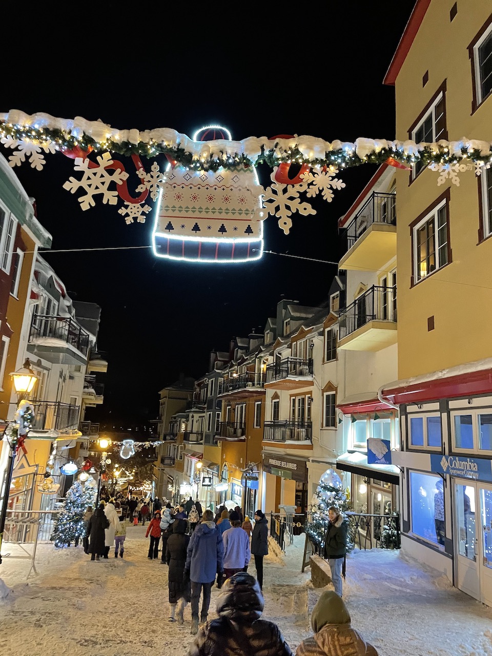 Exploring Mont Tremblant Village, Canada.