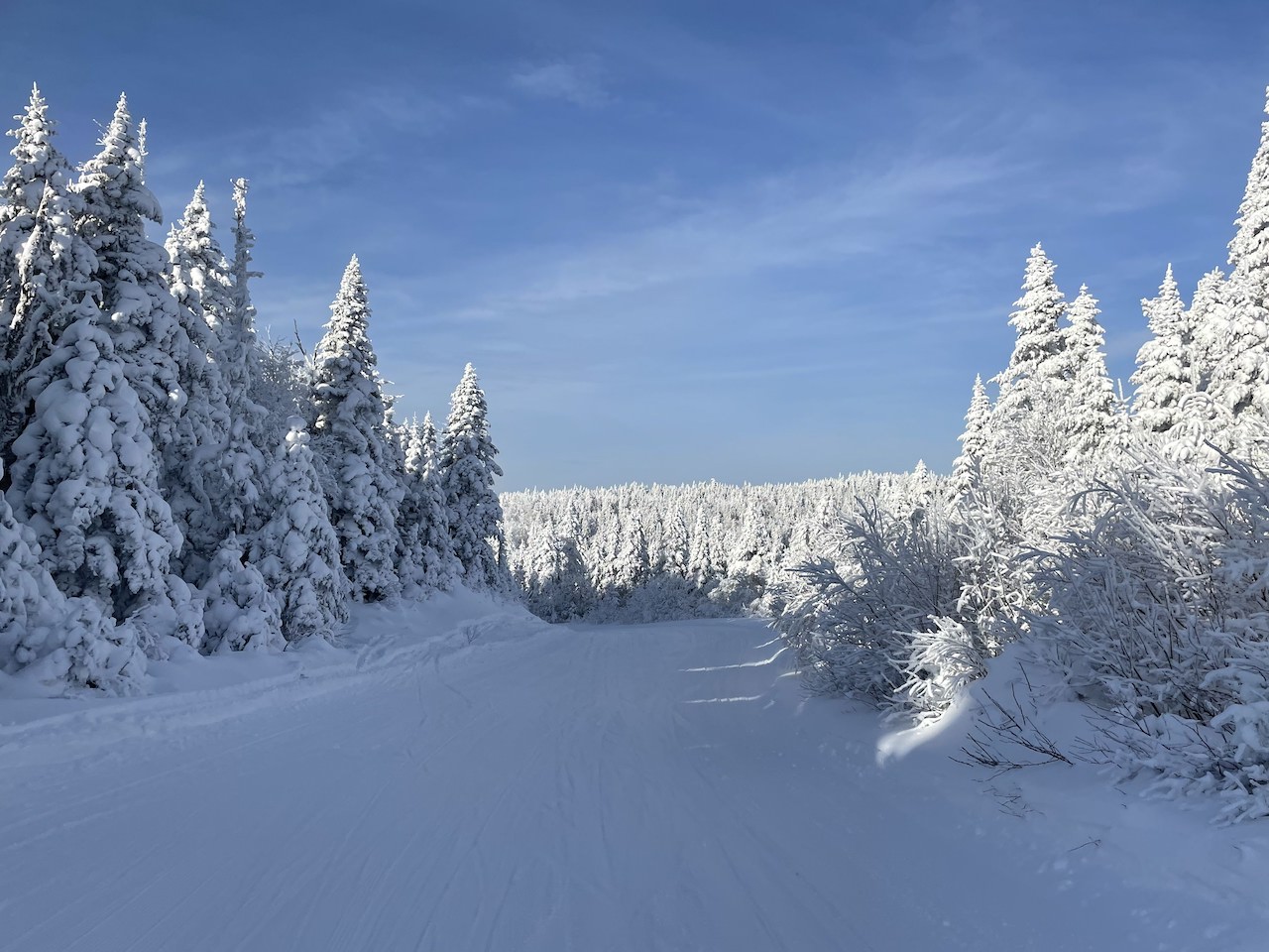 Skiing at Mont Tremblant, Canada.