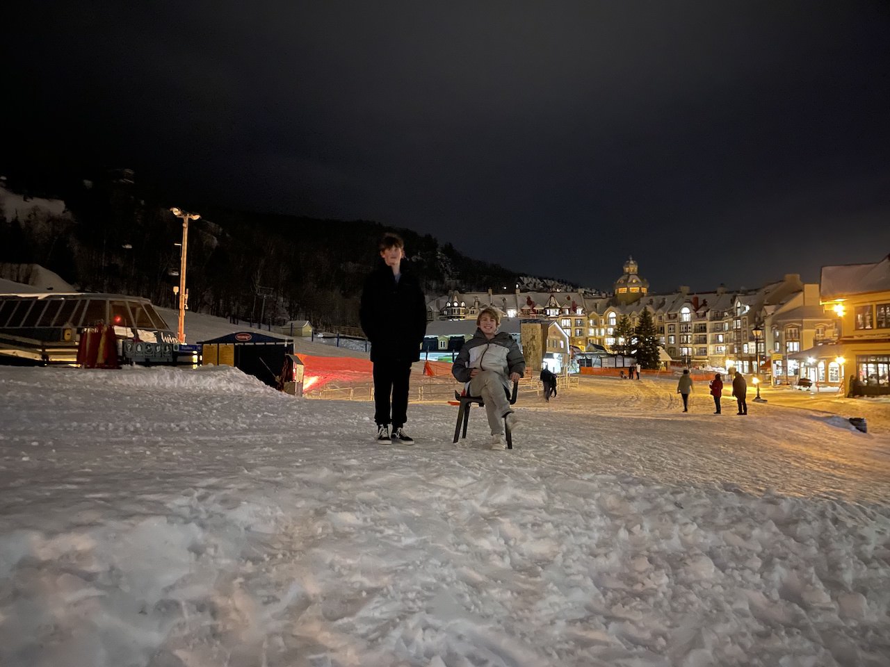 Exploring Mont Tremblant Village, Canada.